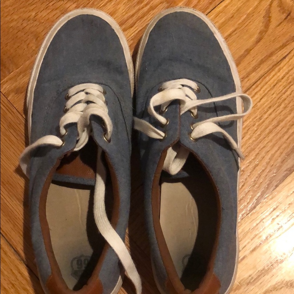 Route 66 denim canvas sneakers